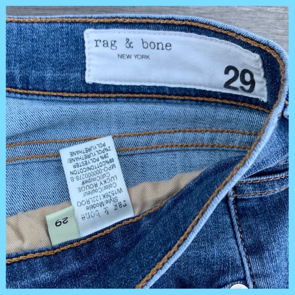 Rag & Bone lucky rouge ankle skinny jeans - Picture 7 of 7